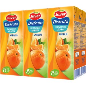 Zumo Disfruta Naranja Mini Brick 20 cl., caja de 30