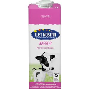 Leche Nostra Desnatada 1 litro Brik, pack de 6 Leche Nostra Desnatada 1 litro Brik, pack de 6