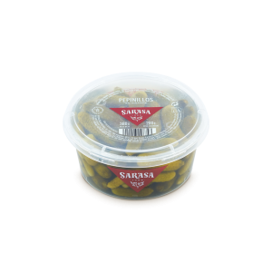 Cogombrets en Vinagre Sarasa tarrina 150 gr., caixa de 6