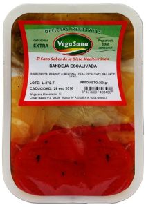 Escalivada Vegasana (pimiento asado, berenjena y cebolla), 300 gr.