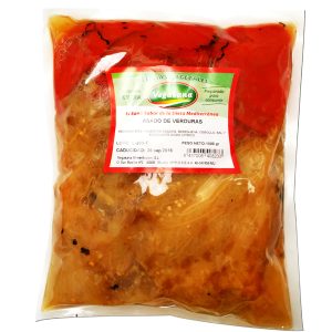 Escalivada Vegasana (pimiento asado, berenjena y cebolla),1 kg.