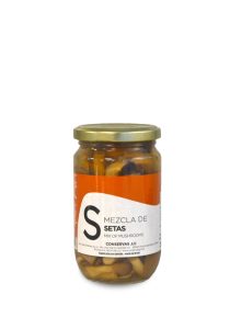 Setas mezcla JJJ, bote de cristal 300 gr.