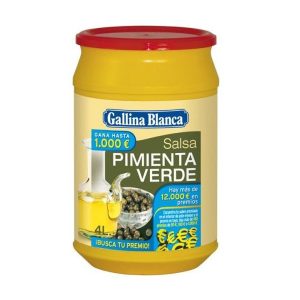 Salsa Pimienta Verde Gallina Blanca 600 gr.