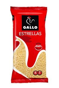 Pasta Estrellas Gallo 250 gr., caja de 24