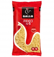 Fideos nº5 Gallo 250 gr., caja de 24