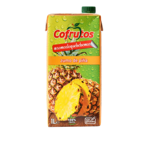 Zumo de Piña Cofrutos Brick 1 Litro Caja de 12