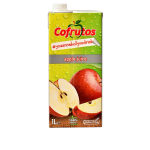 Zumo de Manzana Cofrutos Brick 1 Litro Caja de 12