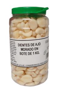 Ajos Pelados Pet Joprimsa, 1 kg.