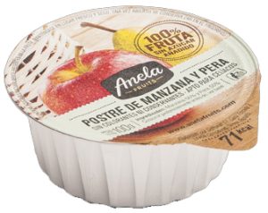 Postre de Pera y Manzana Anela 100 gr., caja de 60