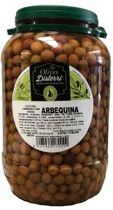 Aceitunas Arbequinas Disterri 4 kg.