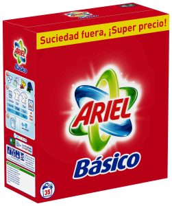 Detergente Ariel Básico Polvo, 35 dosis