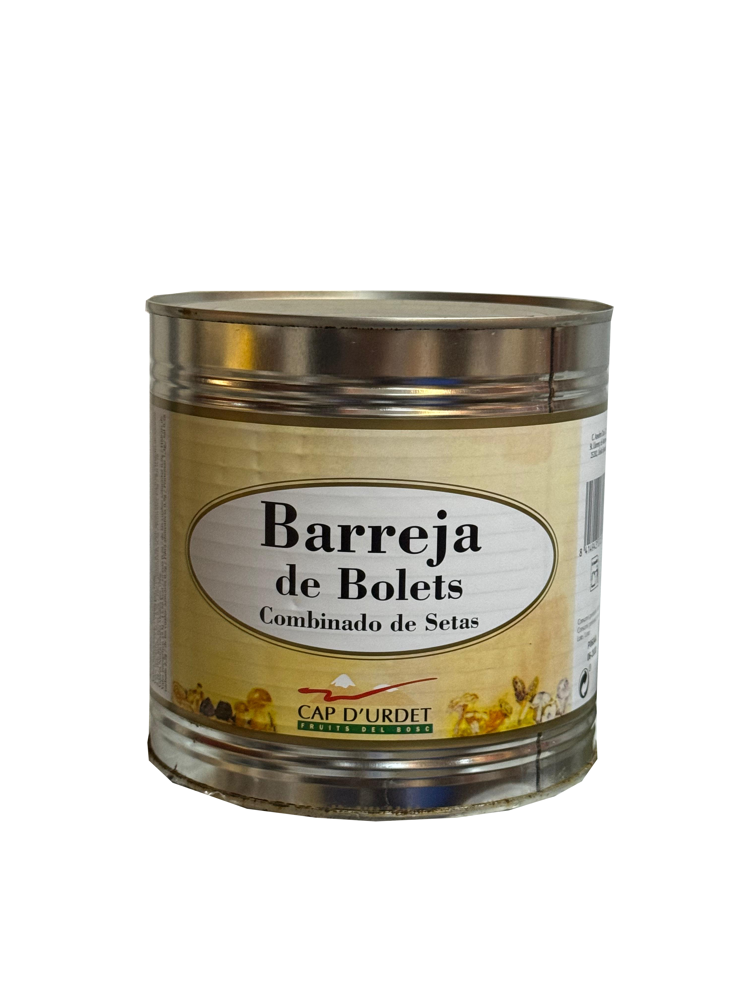Bolets barreja Cap d'Urdet, llauna 3 kg.
