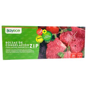 Bolsa congelación zip 3 litros, 8 unidades Bolsa congelación zip 3 litros, 8 unidades