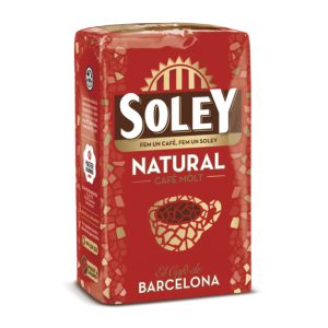 Café Soley Molido Natural 250 gr., caja de 12 Unidades