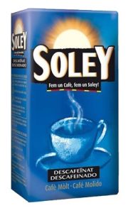 Café Soley Molido Descafeinado 250 gr., caja de 12 Unidades
