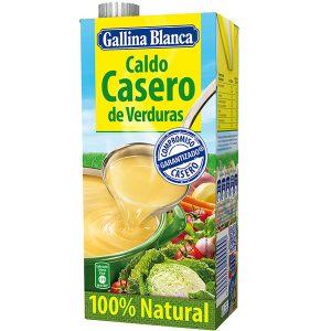 Brou Vegetal Gallina Blanca, brick 1 l., caixa de 12