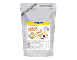 Caldo Concentrado de Pollo Gallina Blanca, 1/2 litro