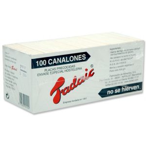 Canelones precocidos Fadaic, 100 placas