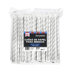 Canyes de Paper Enfundades individuals, pack de 250 unitats
