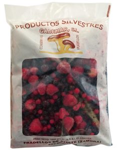 Frutos Rojos Congelados, 1 kg.
