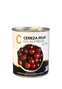 Cerezas Rojas Extra JJJ, lata 1 kg.