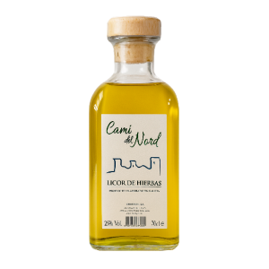 Licor d'Herbes Camí del Nord, frasca de 70 cl.