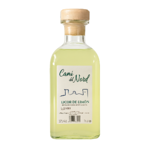 Licor de Llimona Camí del Nord, Frasca de 70 cl.
