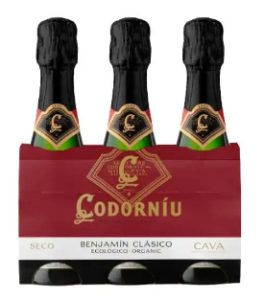 Cava Codorniu Benjamín Extra 20 cl., pack de 3
