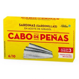 Sardinillas en Aceite Girasol Cabo de Peñas RR-90