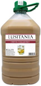 Crema de Whisky Lusitania, garrafa 3 l.