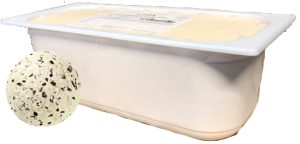 Cubeta de Gelat de Stracciatella Alemany, 4,75 kg.