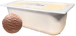 Cubeta de Helado de Chocolate Alemany, 4,75 kg.