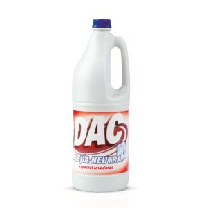 Lejía Dac Lavadora 2 litros, caja de 6