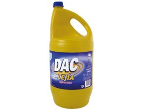 Lejía Dac 5 litros, caja de 3