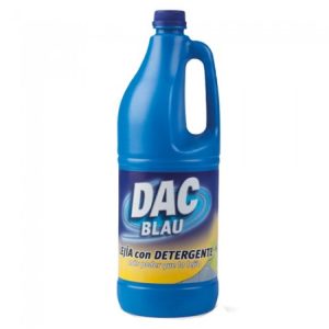 Lejía con detergente Dac 2 litros, caja de 6