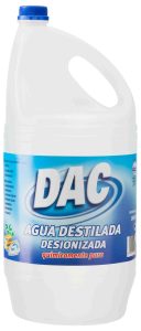 Aigua Destil·lada Dac 5 litres, caixa de 3