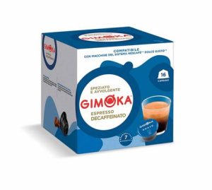 Càpsules de Cafè Descafeïnat Gimoka (Dolce Gusto), 16 unitats, Caixa de 3