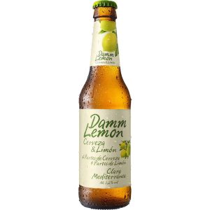 Cervesa Damm Lemon 1/3 Vidre Sense Retorn 33 cl., caixa de 24