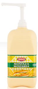 Mostaza Millas con dosificador, 4,6 kg.