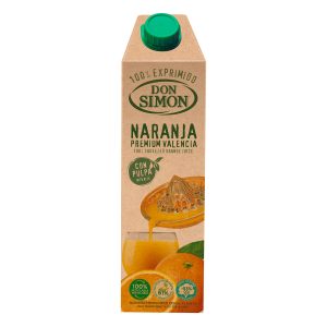 Zumo de naranja 100% Don Simón 1 litro, caja de 12 Zumo de naranja 100% Don Simón 1 litro, caja de 12