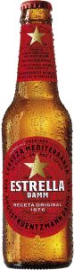 Cerveza Estrella Damm 1/5 Cristal Envase Recuperable 20 cl., caja de 30