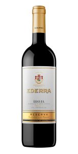 Vino tinto Ederra Reserva 75 cl.