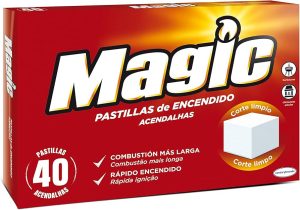 Pastillas de Encender Fuego Magic, cajas de 40 unidades