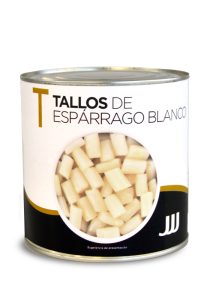 Tallos de Espárragos JJJ, lata 3 kg. Tallos de Espárragos JJJ, lata 3 kg.