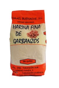 Harina de Garbanzos, sin gluten, 500 gr.