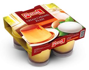 Flan de Huevo Pascual, pack de 4 unidades