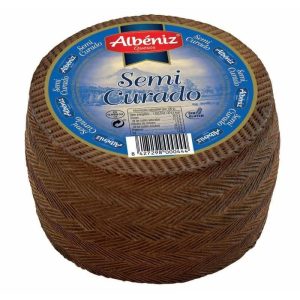Queso Semi curado Albéniz (a pes, aprox. 3 kg.)