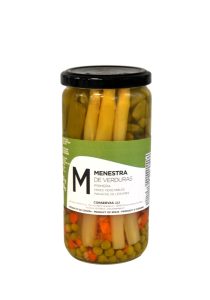 Macedonia de Verduras JJJ 720 gr., bote de cristal