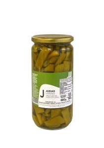 Judías Verdes JJJ 720 gr., bote de cristal