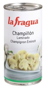Champiñón Laminado La Fragua, lata 1/2 kg.